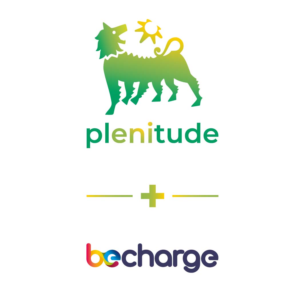 Logo Plenitude + Be Charge: Connections